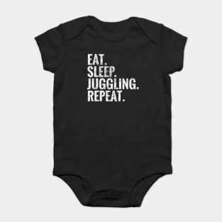 Eat Sleep Juggling Repeat Baby Bodysuit